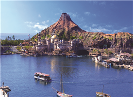 동경 디즈니 씨(Tokyo Disney Sea)는 2001년 가을 동경 디즈니랜드 옆에 세계 최초로 물 위에 만들어진 테마파크로, 바다를 주제로 구성되었다. 디즈니 씨는 내부는 다시 바다와 물을 테마로 총 7개의 작은 테마로 다시 구분된다. 
