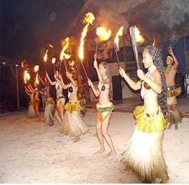 원주민문화체험-불꽃쇼