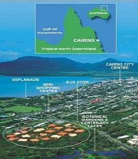 THE LAKES CAIRNS RESORT AND SPA-MAP