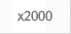 X2000